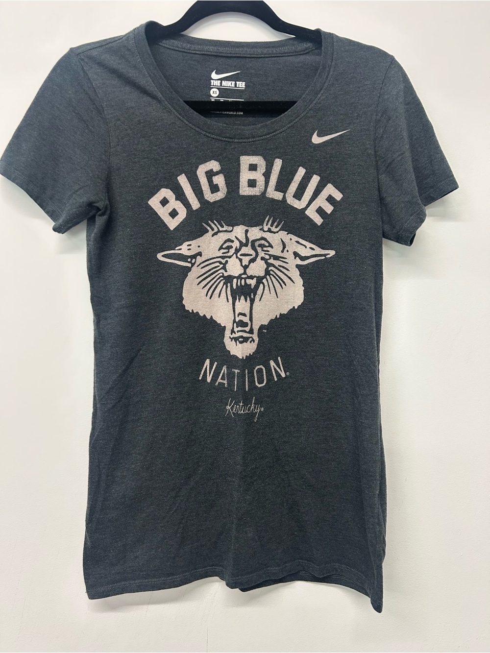 Nike Charcoal 'Big Blue Nation' Graphic Tee University of Kentucky Wildcats